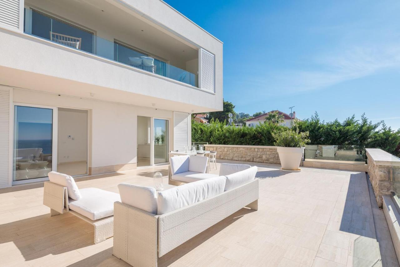 Luxury Seafront Villa Primosten Glamour With Private Pool, Sauna And Gym At The Beach In Primosten Exterior photo
